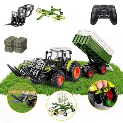 Produktbild von Spielzeug Traktor mit Ferngesteuert,Traktor Spielzeug für Kinder,RC Traktor
