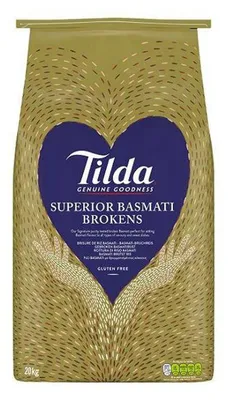 Zdjęcie produktu dla Ryż basmati łamany Tilda Superior Basmati Brokens 20 kg – aromatyczny sypki
