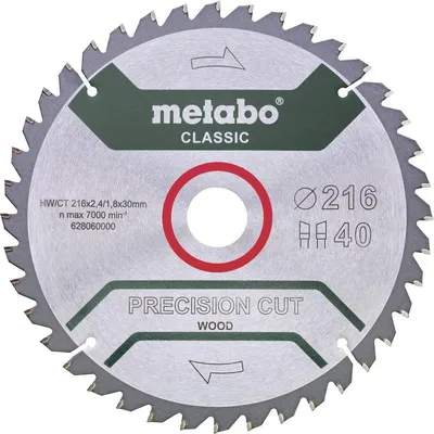Produktbild von Kreissägeblatt precision cut wood classic D216x2,4/1,8xBohrung30mm Z.40 WZ
