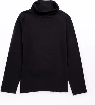 Produktbild von Rollkragenpullover für Kinder  - Schwarz - 122