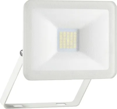 Produktbild von LED Fluter Gartenbeleuchtung Außenstrahler Weiß flach 10 Watt, Wetterfest IP54