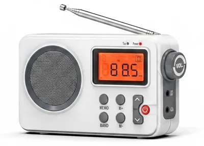 Obrázek produktu pro InAndOutdoorMatch – Přenosné rádio – FM/AM – Velký displej, Obrázek vytvořený pomocí AI