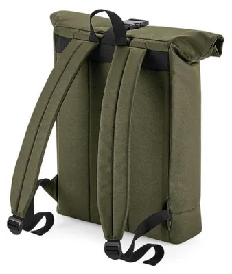 Image de Bagbase - Sac à dos, Roll Top FK1145 (taille unique) (vert militaire)