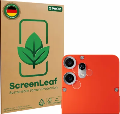Produktbild von 2x ScreenLeaf Schutzfolie für Nothing CMF Phone 2 Pro (NUR Kameraschutz) Displayschutz Display Schutz Folie Klar Transparent