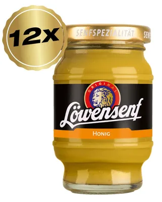 Produktbild von Löwensenf Senfspezialität Honig Tönnchen - 12x 100ml