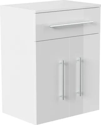 Immagine prodotto di Mobile bagno 53x72cm, mobiletto Levana, bagno ospiti, 1 cassetto