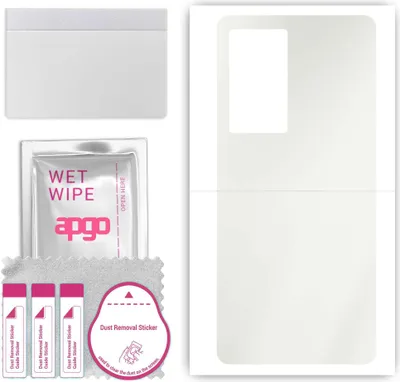 Produktbild von apgo Rückseite Schutzfolie, Matt, kompatibel mit Vivo X70, Hinten Hydrogel-Displayschutzfolie mit Positionierhilfe, kratzfest, einfache Montage