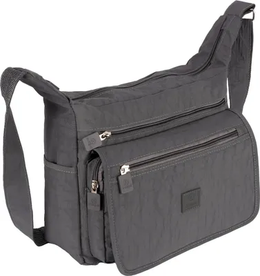 Produktbild von Damen Tasche Schultertasche Umhängetasche Crossover Bag Shopper (270)  D.GRAU