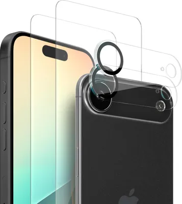 Produktbild von 2x Display + Kamera Glas für Apple iPhone 17 Air Panzerfolie Displayglas Kameraglas 9H Schutzglas