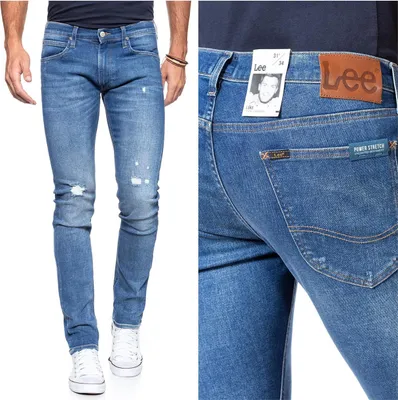 Immagine prodotto di LEE, Jeanshosen da uomo, Slim fit, LUKE, W26 L32, Blau, Jeans, baggyjeans, buggy