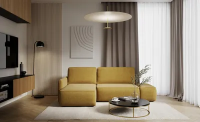 Produktbild von KEF Ecksofa Mona – L-Form – 229x86x148 cm – Möbel für Wohnzimmer – Liegefläche 129x190 cm – Mit Schlaffunktion – Polsterstoff – Rechtsseitig Cremona 48