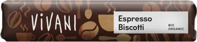 Obrázok produktu pre Tyčinka Mliečna Čokoláda S Náplňou Espresso APiškótmi 40G - Vivani