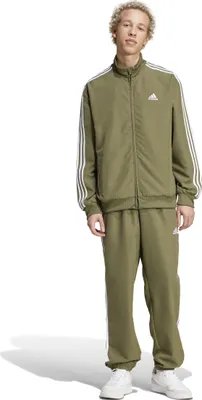 Produktbild von adidas Herren 3-Stripes Woven Track Suit, olive strata, S