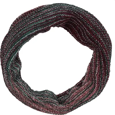 Produktbild von Schlauchschal - Loopschal - 16 cm rot-grün gestreift