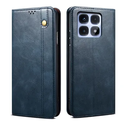 Produktbild von Hülle für Xiaomi Redmi K70 Ultra Leder Brieftasche Schutzhülle mit Standfunktion Blau