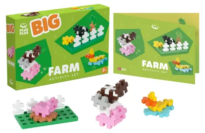 Obrázek produktu pro PLUS PLUS - 50 kreativních stavebnic BIG Farm
