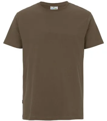 Image de Cottover - T-shirt unie pour hommes/femmes, en Coton ET466 (Taille XL) (Marron)