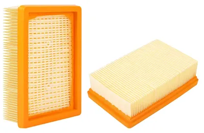 Produktbild von Ersatzfilter - Flachfaltenfilter für Nass- und Trockensauger - Kompatibel mit WD4 WD5 WD6 - 2 Stück