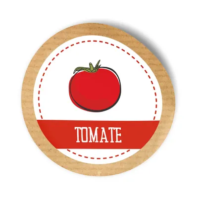 Produktbild von itenga 24x Sticker Tomate