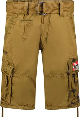 Productafbeelding van Geographical Norway heren shorts, kleur kaki, model SX1425H/GNO-Kaki, maat S