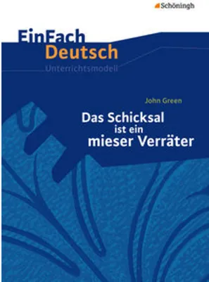 Immagine prodotto di Das Schicksal ist ein mieser Verräter: Klassen 8 - 10