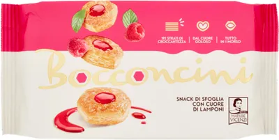Produktbild von Creama Di Lampone weiße Schokolade Kekse 90g - Vicenzi