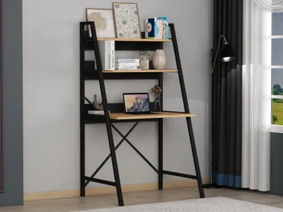 Obrázok produktu pre Skye Decor, PC stolík - Kobupu (borovica atlantická + ?ierna)