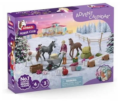 Image de Calendrier de l'avent horse club 2025 miracle de noël - chevaux - schleich - 99178 - figurines, accessoires