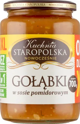 Zdjęcie produktu dla Kuchnia Staropolska Gołąbki w sosie pomidorowym 700 g