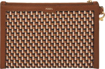 Produktbild von FOSSIL Handgelenktasche Utensilientasche Gift Wristlet Multi Brown mehrfarbig
