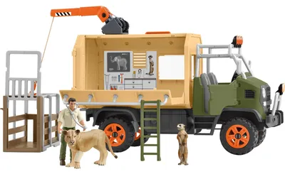Produktbild von Schleich Wild Life Großer Truck Tierrettung, Spielfahrzeug