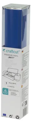 Produktbild von craftcut Premim Vinyl matt- 33 x 244 cm - Ultramarine