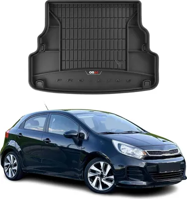 Image de OMAC Tapis de coffre pour Kia Rio Berline 2011-2017 TPE Noir