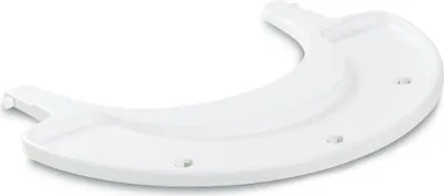 Produktbild von hauck Alpha Play Tray, Wei - Spielbrett Kompatibel mit Alpha+ & Beta+ Holzhochstuhl, Schnelle Klick Befestigung, Kombinierbar mit bis zu 3 Spielaufstzen (nicht enthalten), Abwischbar