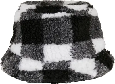 Immagine prodotto di FLEXFIT 5003SC | Cappello a secchiello Sherpa Check - Colore: Bianco/Nero - Taglia: Unica