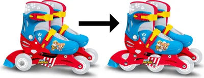 Obrázok produktu pre Nickelodeon Paw Patrol Nastaviteľné dva v jednom korčule veľkosť 27-30