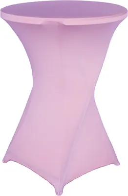 Produktbild von 22"-24" x 43" Cocktailtischdecken Stretch-Elasthan-Cocktailtischabdeckung Stoff für Hochzeit, Bankett und Party