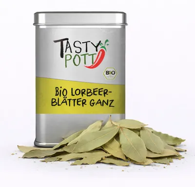 Produktbild von Tasty Pott Lorbeerblätter getrocknet - 5g Dose
