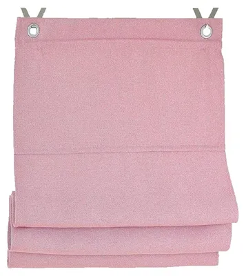 Produktbild von Deco4Me Raffrollo Blickdicht mit Ösen ohne Bohren – Rosé, 60 x 130 cm