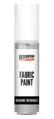 Obrázek produktu pro Barva na světlý a tmavý textil PENTART 20 ml ŠEDÁ