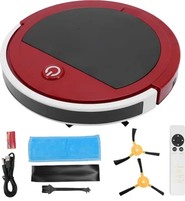 Obrázek produktu pro Robotický vysavač a mop, 2800 Pa, inteligentní, plně automatický čistič 3 v 1, nabíjení přes USB, na zvířecí chlupy, tvrdé podlahy a koberce