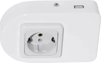 Produktbild von EGLO TAXANO, Leuchtmittelfassungsadapter, Wand, Weiß, Stahl, IP20, CE