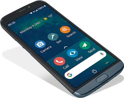 Produktbild von Doro 8050, 13,8 cm (5.45"), 2 GB, 16 GB, 13 MP, Android 9.0, Schwarz