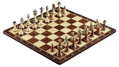 Immagine prodotto di Set di scacchi Italfama Staunton – Scacchiera in legno di noce da 40 cm