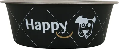 Produktbild von Zolux Futternapf Happy für Hunde - schwarz 1,5 Liter