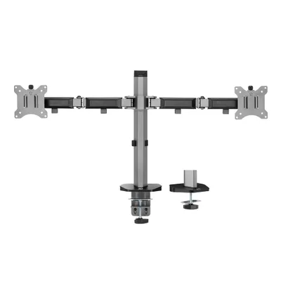 Immagine prodotto di Supporto da tavolo per monitor ACT, 2 schermi fino a 32", grigio AC8336