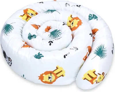 Produktbild von Seitenschläferkissen Bettschlange Body Pillow 150 cm Baumwolle - Kopfkissen lang Bettrolle Schlafkissen Nackenrolle Safari