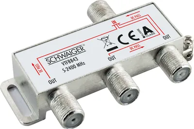 Produktbild von Schwaiger Breitband-Verteiler 3-fach 8db
