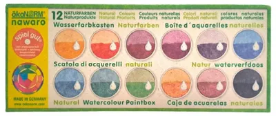 Produktbild von ökoNorm Farbkasten nawaro, Blechetui mit Farbtabletten Ø30mm - 12 Farben
