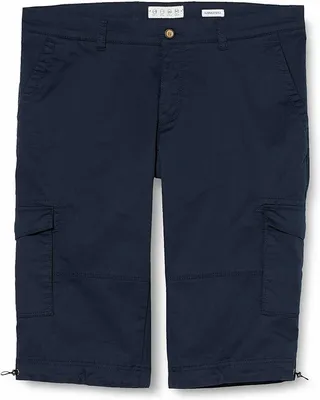 Produktbild von 24775 Eurex by Brax, Bill, Herren kurze Jeans Shorts Bermudas, Gabardine Stretch, marineblau, D 48 W 33